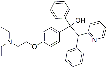 CAS 登录号:56501-77-0, 1-(4-二乙基氨基乙氧基苯基)-1,2-二(苯基)-2-(2-吡啶基)乙醇