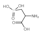结构式 CAS# 5652-28-8, 2-氨基-3-膦酰丙酸