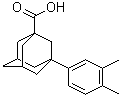 structure of CAS# 56531-57-8, 1-(3,4-Xylyl)-3-Adamantanecarboxylic acid;(5S,7R)-3-(3,4-Dimethylphenyl)-1-Adamantanecarboxylate;Zinc01060583;Zinc03885979