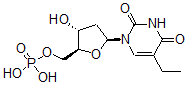 CAS#: 56576-83-1， 2'-Deoxy-5-Ethyl-5'-Uridylic Acid