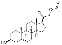 structure of CAS# 566-78-9, 21-Acetoxypregnenolone;[2-[(3S,8S,9S,10R,13S,14S,17S)-3-Hydroxy-10,13-Dimethyl-2,3,4,7,8,9,11,12,14,15,16,17-Dodecahydro-1H-Cyclopenta[A]Phenanthren-17-Yl]-2-Oxo-Ethyl] Acetate;Acetic Acid [2-[(3S,8S,9S,10R,13S,14S,17S)-3-Hydroxy-10,13-Dimethyl-2,3,4,7,8,9,11,12,14,15,16,17-Dodecahydro-1H-Cyclopenta[A]Phenanthren-17-Yl]-2-Oxoethyl] Ester;Acetic Acid [2-[(3S,8S,9S,10R,13S,14S,17S)-3-Hydroxy-10,13-Dimethyl-2,3,4,7,8,9,11,12,14,15,16,17-Dodecahydro-1H-Cyclopenta[A]Phenanthren-17-Yl]-2-Keto-Ethyl] Ester