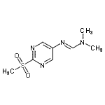 CAS#: 56622-05-0， N,N-Dimethyl-N'-[2-(methylsulfonyl)-5-pyrimidinyl]imidoformamide