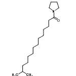 CAS#: 56630-52-5， 13-Methyl-1-(1-Pyrrolidinyl)-1-Tetradecanone