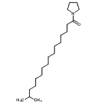 CAS#: 56630-53-6， 15-Methyl-1-(1-Pyrrolidinyl)-1-Hexadecanone