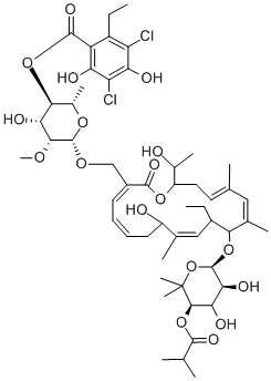 CAS#: 56645-60-4， Tiacumicin B