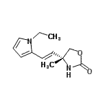 CAS#: 566938-46-3， (4R)-4-[(E)-2-(1-Ethyl-1H-Pyrrol-2-Yl)Vinyl]-4-Methyl-1,3-Oxazolidin-2-One