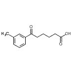 structure of CAS# 56721-44-9, 6-(3-Methylphenyl)-6-Oxohexanoic Acid;6-(3-methylphenyl)-6-oxohexanoic acid