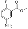 结构式 CAS# 56741-34-5, 5-氨基-2-氟苯甲酸甲酯