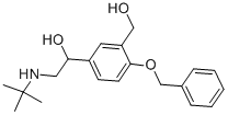 structure of CAS# 56796-66-8, 4-(Benzyloxy)-alpha-[[Tert-Butylamino]Methyl]-m-Xylene-alpha,alpha'-Diol;1-[4-(Benzyloxy)-3-Methylol-Phenyl]-2-(Tert-Butylamino)Ethanol;4-(Benzyloxy)-Alpha-((Tert-Butylamino)Methyl)-M-Xylene-Alpha,Alpha'-Diol