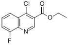 结构式 CAS# 56824-90-9, 4-氯-8-氟喹啉-3-羧酸乙酯