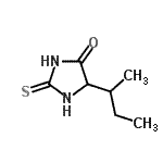 CAS#: 56830-83-2， 5-Sec-Butyl-2-Thioxo-4-Imidazolidinone