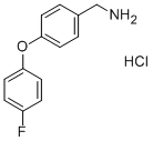 结构式 CAS# 568565-86-6, 4-(4-氟苯氧基)苄基胺盐酸盐