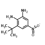 CAS#: 56861-05-3， 3-(2-Methyl-2-Propanyl)-5-Nitro-1,2-Benzenediamine