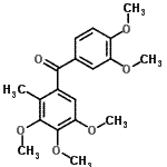CAS#: 56890-08-5， (3,4-Dimethoxyphenyl)(3,4,5-Trimethoxy-2-Methylphenyl)Methanone