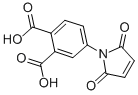 structure of CAS# 56896-91-4, 4-(2,5-Dioxo-2,5-Dihydro-Pyrrol-1-Yl)-Phthalic Acid;4-(2,5-DIOXO-2,5-DIHYDRO-PYRROL-1-YL)-PHTHALIC ACID