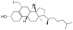 CAS#: 56897-09-7， (3S,6R,8S,9S,13R,14S,17R)-6-(Iodomethyl)-13-Methyl-17-[(2R)-6-Methylheptan-2-Yl]-1,2,3,4,6,7,8,9,11,12,14,15,16,17-Tetradecahydrocyclopenta[a]Phenanthren-3-Ol