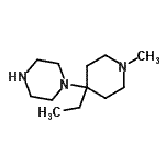 CAS#: 569653-44-7， 1-(4-Ethyl-1-Methyl-4-Piperidinyl)Piperazine