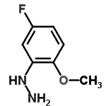 CAS#: 569688-70-6， (5-Fluoro-2-Methoxyphenyl)Hydrazine