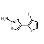 CAS#: 570407-13-5， 4-(3-Fluoro-2-Thienyl)-1,3-Thiazol-2-Amine