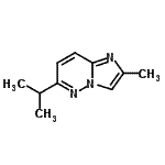 CAS#: 570416-38-5， 6-Isopropyl-2-Methylimidazo[1,2-b]Pyridazine
