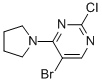 CAS#: 57054-90-7， 5-Bromo-2-Chloro-4-(1-Pyrrolidinyl)Pyrimidine