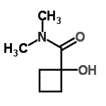 CAS#: 57056-83-4， 1-Hydroxy-N,N-Dimethylcyclobutanecarboxamide