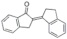 结构式 CAS# 5706-06-9, 2-(2,3-二氢-1H-茚-1-亚基)-2,3-二氢-1H-茚-1-酮