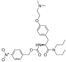 CAS#: 57228-55-4， [(S)-1-[[4-[2-(Dimethylamino)Ethoxy]Phenyl]Methyl]-2-(Dipropylamino)-2-Oxoethyl]Carbamic Acid p-Nitrobenzyl Ester