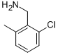structure of CAS# 57264-46-7, 2-Chloro-6-Methylbenzylamine;(2-Chloro-6-Methylphenyl)Methanamine;2-CHLORO-6-METHYLBENZYLAMINE