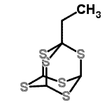 CAS#: 57274-64-3， 1-Ethyl-2,4,6,8,9,10-Hexathiatricyclo[3.3.1.1<Sup>3,7</Sup>]Decane