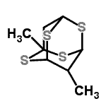 CAS#: 57289-11-9， 1,10-Dimethyl-2,4,6,8-Tetrathiatricyclo[3.3.1.1<Sup>3,7</Sup>]Decane