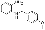 结构式 CAS# 5729-16-8, N-(4-甲氧基苄基)苯-1,2-二胺