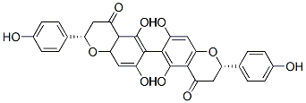 CAS#: 57291-00-6， (2S)-6-[(2S)-5,7-Dihydroxy-2-(4-Hydroxyphenyl)-4-Oxo-2,3,4a,8alpha-Tetrahydrochromen-6-Yl]-5,7-Dihydroxy-2-(4-Hydroxyphenyl)Chroman-4-One