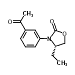 CAS#: 572923-14-9， (4S)-3-(3-Acetylphenyl)-4-Ethyl-1,3-Oxazolidin-2-One