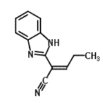 CAS#: 57320-04-4， (2Z)-2-(1H-Benzimidazol-2-Yl)-2-Pentenenitrile
