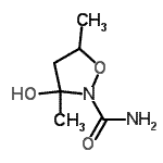 CAS#: 57336-94-4， 3-Hydroxy-3,5-Dimethyl-1,2-Oxazolidine-2-Carboxamide