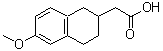 CAS#: 57351-00-5， (6-Methoxy-1,2,3,4-Tetrahydro-2-Naphthalenyl)Acetic Acid