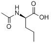 structure of CAS# 57357-56-9, N-Acetylnorvaline;(2R)-2-Acetamidovalerate;Zinc04763053