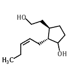 CAS#: 573703-57-8， (2R,3R)-3-(2-Hydroxyethyl)-2-[(2Z)-2-Penten-1-Yl]Cyclopentanol