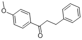 structure of CAS# 5739-38-8, 1-(4-Methoxyphenyl)-3-Phenyl-Propan-1-One;1-(4-Methoxyphenyl)-3-Phenyl-Propan-1-One;St5444618;Nsc57613