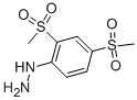 structure of CAS# 57396-91-5, 2,4-Bis(Methylsulphonyl)Phenylhydrazine;(2,4-Dimesylphenyl)Hydrazine;2,4-Bis(Methylsulphonyl)Phenylhydrazine