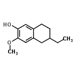 CAS#: 573977-81-8， 6-Ethyl-3-Methoxy-5,6,7,8-Tetrahydro-2-Naphthalenol