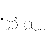 CAS#: 575115-02-5， 3-(5-Ethyltetrahydro-2-Furanyl)-1-Methyl-2,5-Pyrrolidinedione