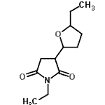CAS#: 575115-08-1， 1-Ethyl-3-(5-Ethyltetrahydro-2-Furanyl)-2,5-Pyrrolidinedione