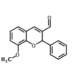 CAS#: 57543-50-7， 8-Methoxy-2-Phenyl-2H-Chromene-3-Carbaldehyde