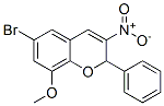 CAS#: 57543-90-5， 6-Bromo-8-Methoxy-3-Nitro-2-Phenyl-2H-1-Benzopyran