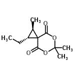 CAS#: 575456-74-5， (1R,2R)-1-Ethyl-2,6,6-Trimethyl-5,7-Dioxaspiro[2.5]Octane-4,8-Dione