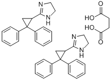 CAS#: 57625-97-5， 2-(2,2-Diphenylcyclopropyl)-4,5-Dihydro-1H-Imidazole Succinate (2:1)