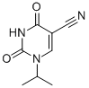 结构式 CAS# 57712-59-1, 1-异丙基-2,4-二氧代-1,2,3,4-四氢嘧啶-5-甲腈
