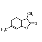 CAS 登录号：57743-63-2， 3,6-二甲基-3A,4,5,7A-四氢-1-苯并呋喃-2(3H)-酮
